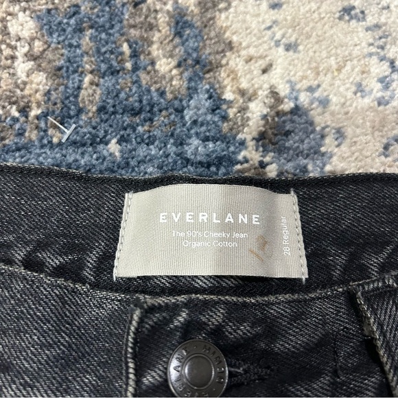 Everlane The 90s Cheeky Black Button Up Jeans Size 28 Regular - Picture 7 of 10
